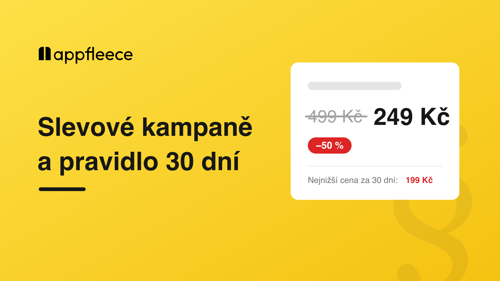 Přeškrtnutá cena a údaj o nejnižší ceně za posledních 30 dní